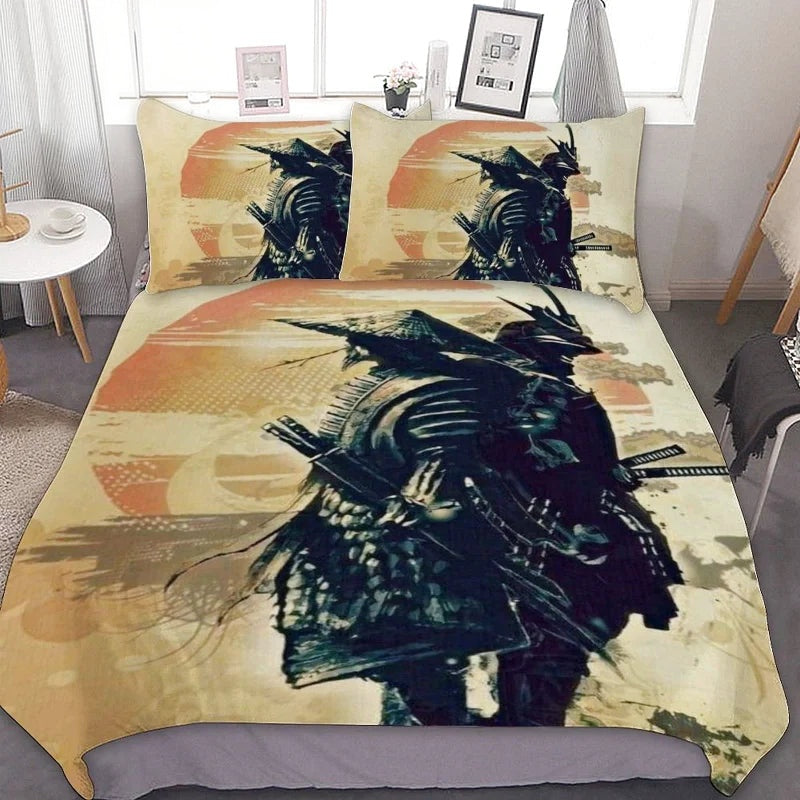 Housse de Couette Guerrier Japonais