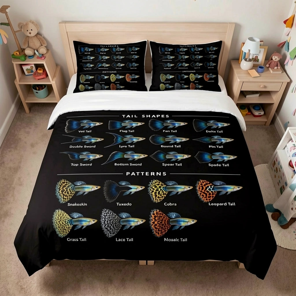 Guppy - Formes & Motifs noir