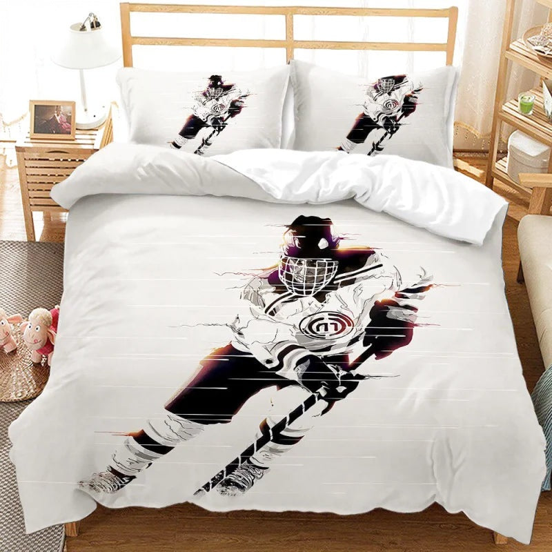 Housse de Couette Hockey Joueur
