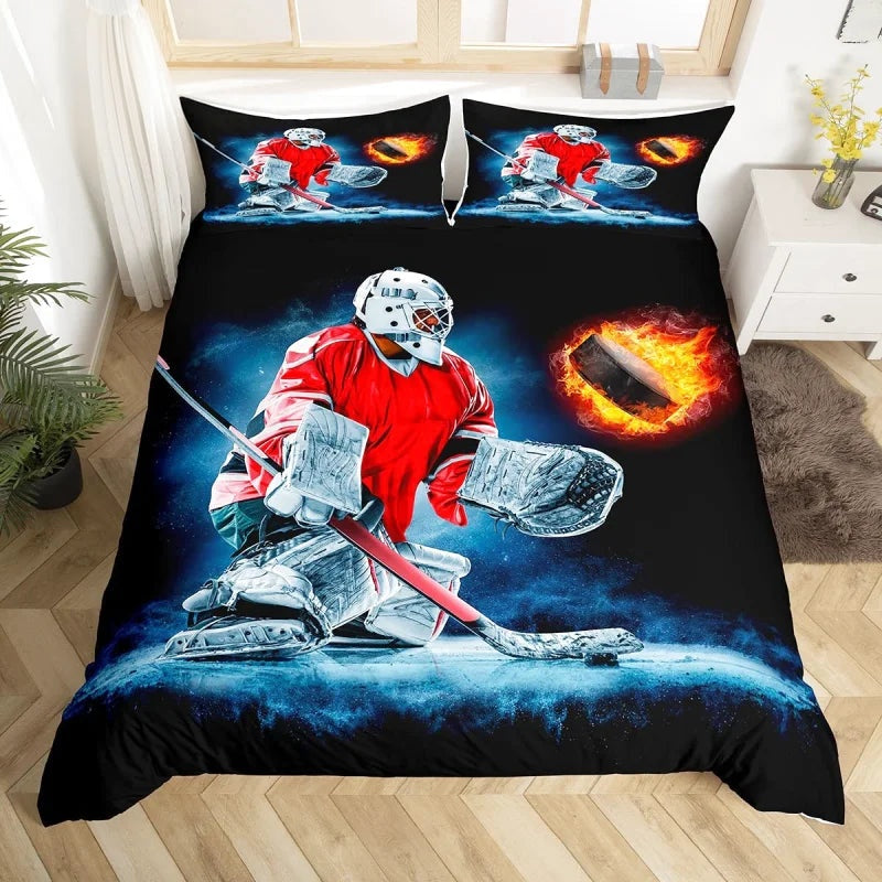 Housse de Couette Hockey sur Glace
