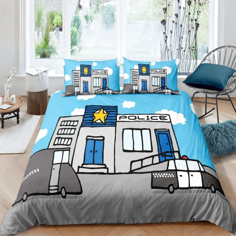 Housse de couette Imprimé Police