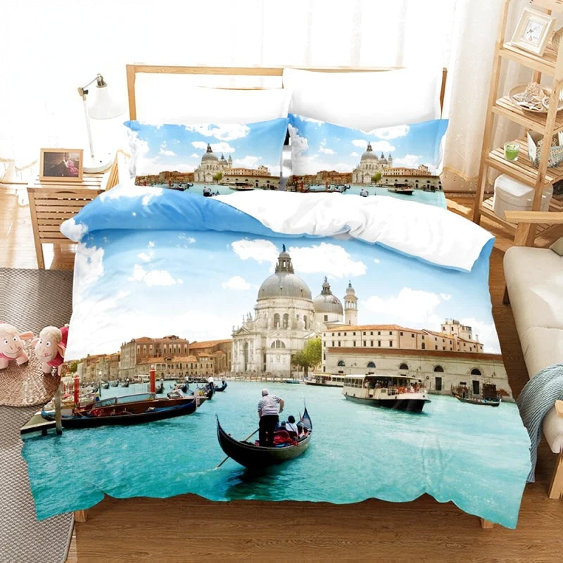 Housse de Couette Italie Gondole