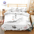 Housse de Couette Japonaise Blanche