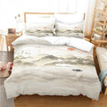 Housse de Couette Japonaise Soleil Rouge