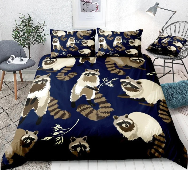 Housse de Couette Jungle Racoon
