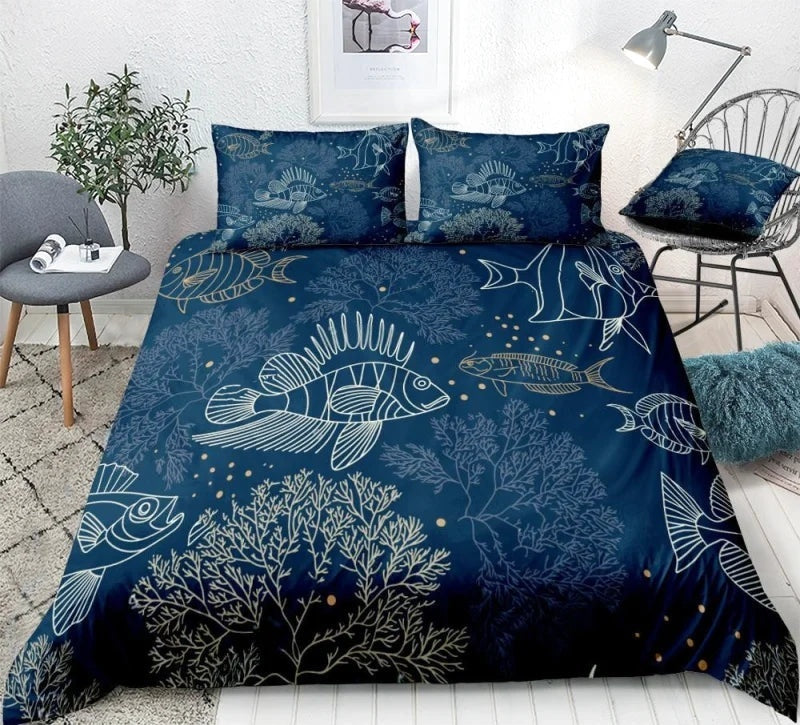 Housse de Couette Jungle sous Marine