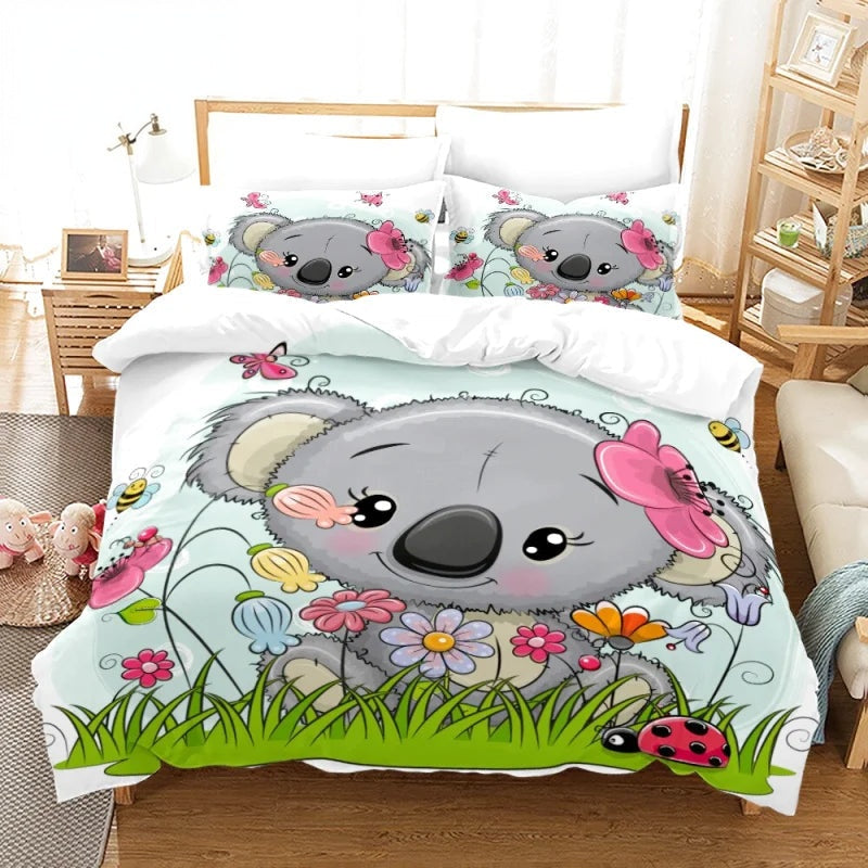 Housse de Couette Koala Dessin Animé