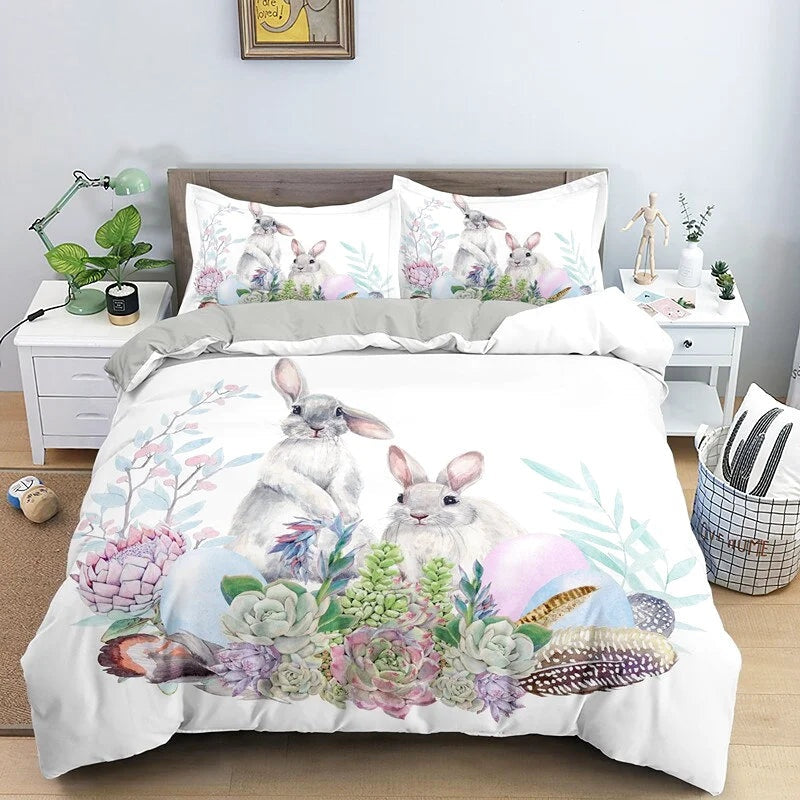 Housse de Couette Lapin 220x240