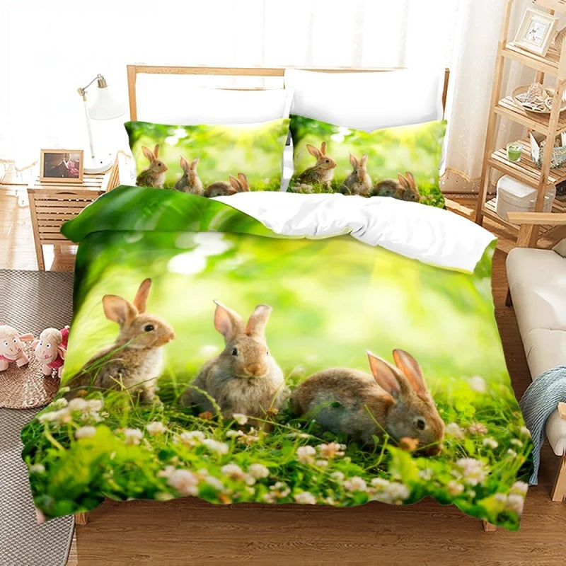 Housse de Couette Lapin Sauvage