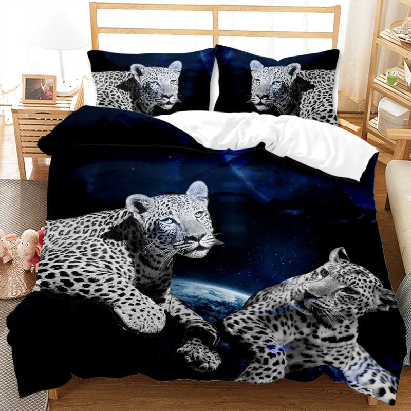 Housse de couette Léopard 140x200