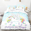Housse de Couette Licorne Blanche