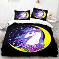 Housse de Couette Licorne Lune