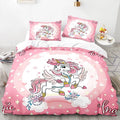 Housse de Couette Licorne Rose