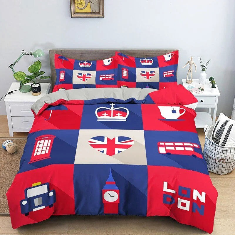 Housse de Couette Londres Reine Angleterre