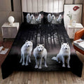Housse de couette Loup Blanc 220x240