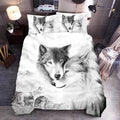 Housse de Couette Loup Gris