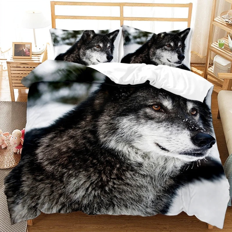Housse de couette Loup Sauvage