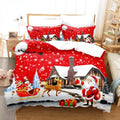 Housse de Couette Maison du Père Noel