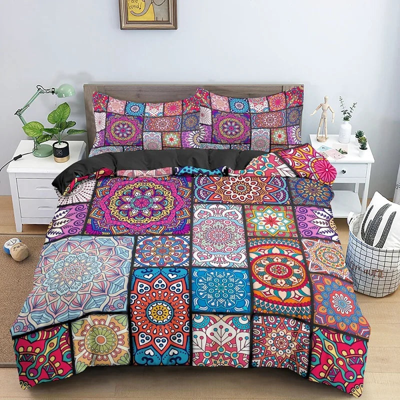 Housse de Couette Mandala Vitrail