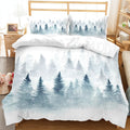 Housse de Couette Montagne Bois