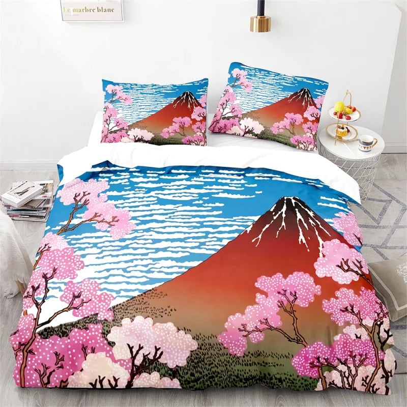 Housse de Couette Montagne Volcan