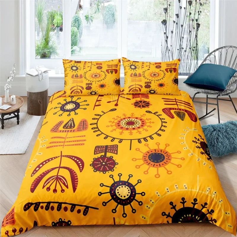 Housse de Couette Motif Africain