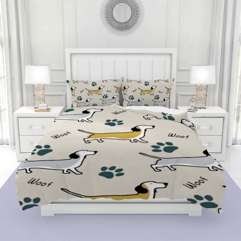 Housse de Couette Motif Chien