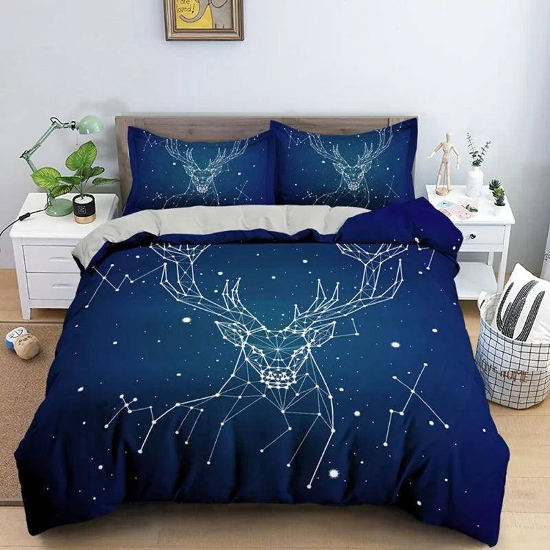Housse de Couette Motif Constellation
