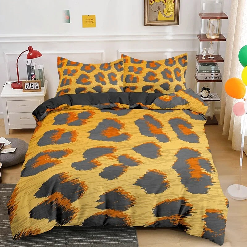 Housse de Couette Motif Fourrure