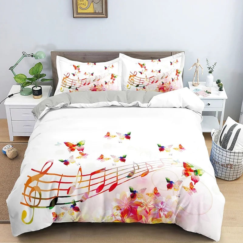 Housse de Couette Motif Musique