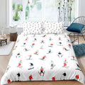 Housse de Couette Motif Ski