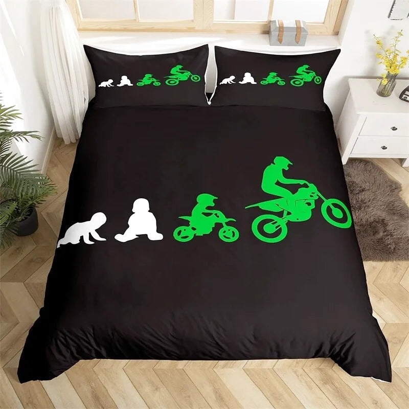 Housse de Couette Moto Bébé