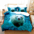 Housse de Couette Ours Nageur