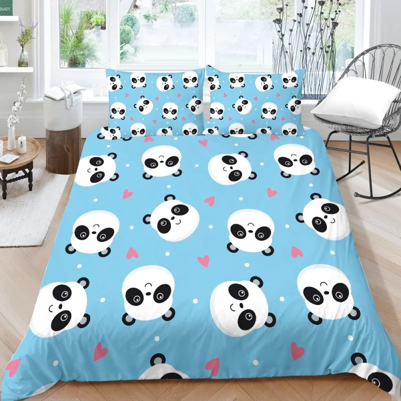Housse de Couette Panda 1 Personne