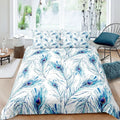 Housse de Couette Paon 2 Personnes