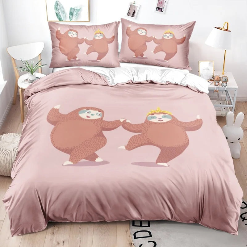 Housse de Couette Paresseux Danse