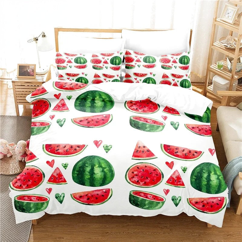 Housse de Couette Pastèque Ninja