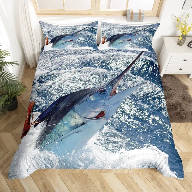 Housse de Couette Pêche Espadon