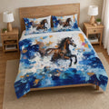 Peinture cheval dans l'eau - peinture cheval dans l'eau