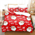 Housse de Couette Père Noel Ho Ho Ho