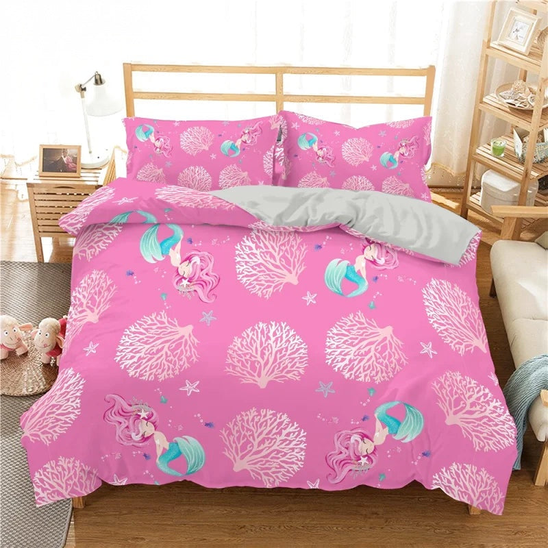 Housse de Couette Petite Corail