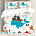 Housse de Couette Pirate Baleine
