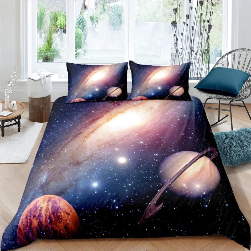 Housse de Couette Planète Saturne