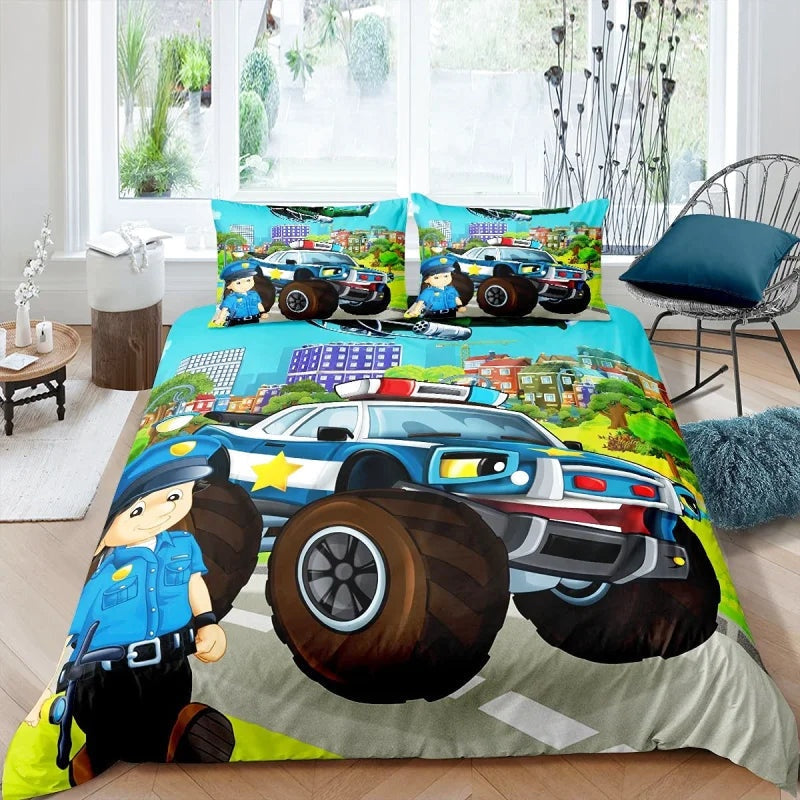 Housse de couette Police Enfant