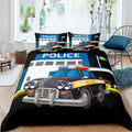 Housse de couette Police Noir