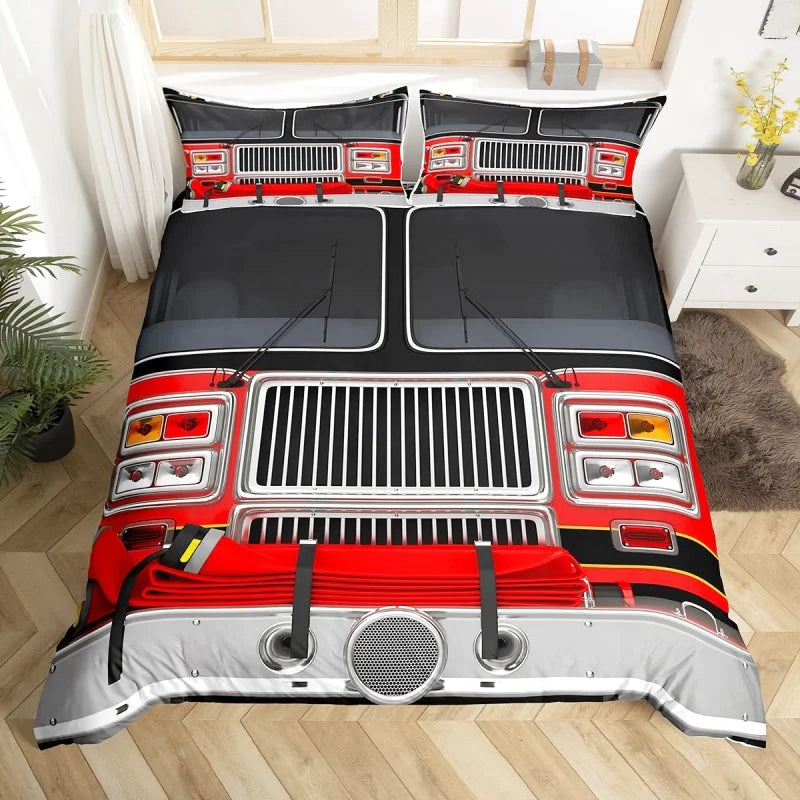 Housse de Couette Pompier Adulte