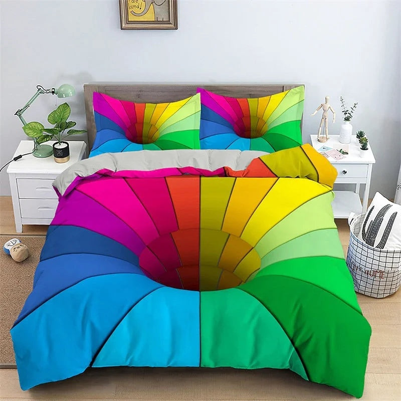 Housse de Couette Psychédélique 3D