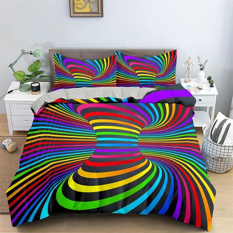Housse de Couette Psychédélique Blanket