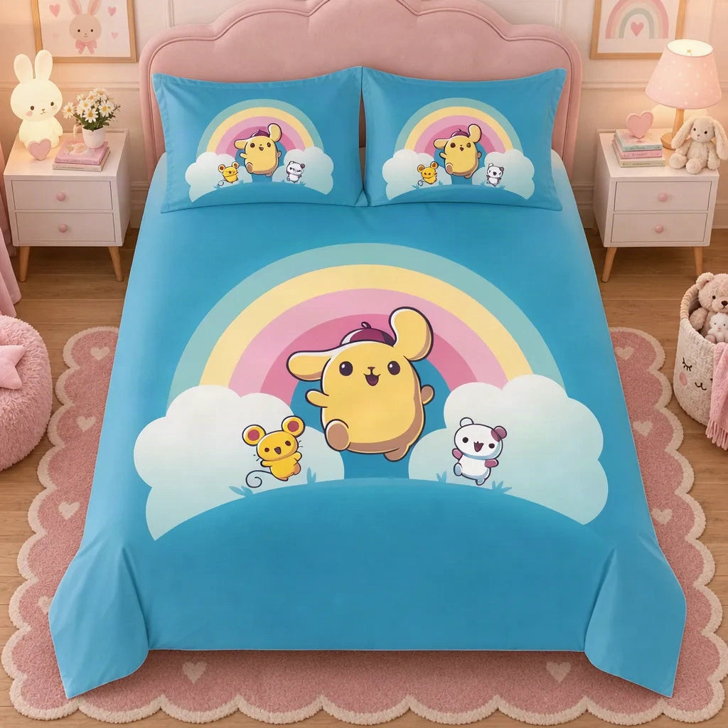 Sanrio Pompompurin arc-en-ciel - Sanrio Pompompurin arc-en-ciel
