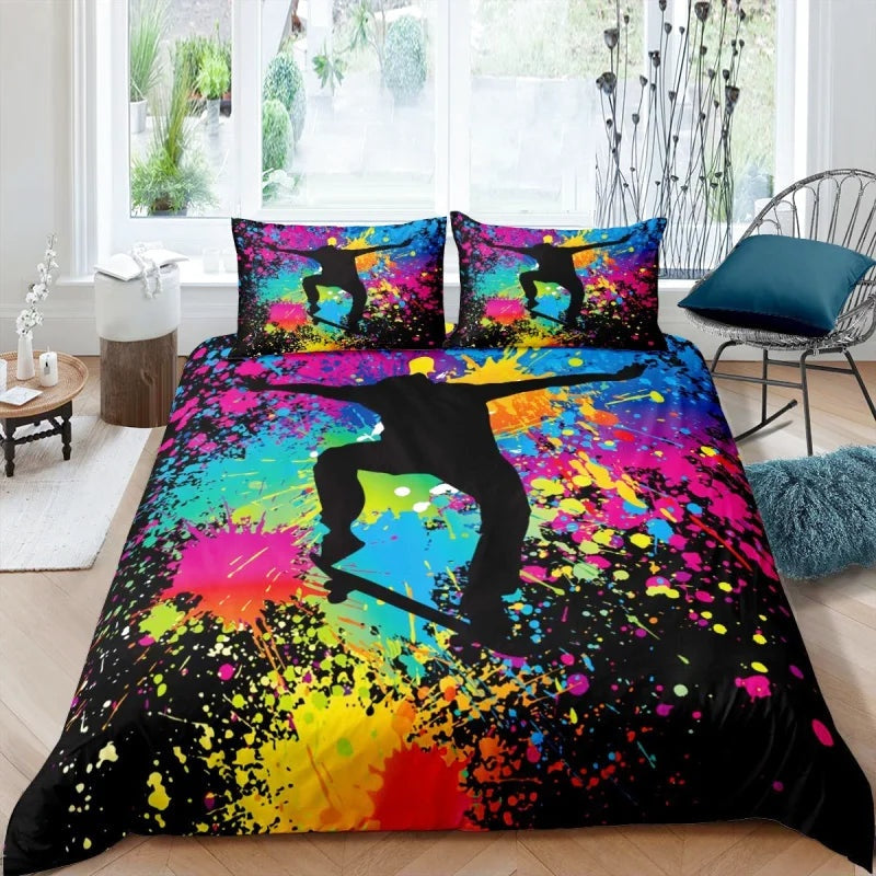 Housse de Couette Skate Couleur